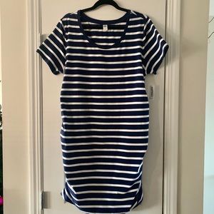 Old Navy Striped Tee Shirt Dress